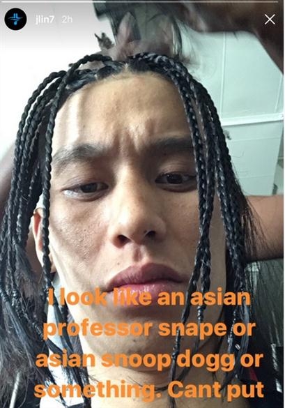 林书豪又换新发型了！脏辫形象自称亚洲斯内普！