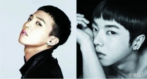 GD（上）和华晨宇（下）神似