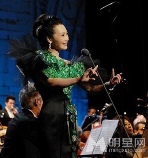 吕薇米兰音乐会获赞 将民族音乐推向世界