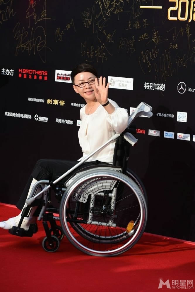 华谊20周年庆典众星云集冯绍峰宋丹丹带伤出席_图-1