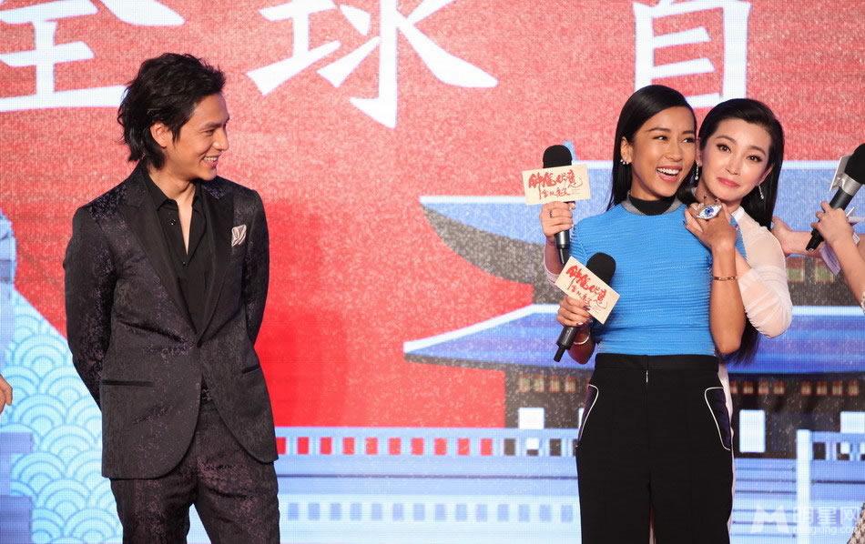 钟馗伏魔首映礼李冰冰强吻陈坤_图-15