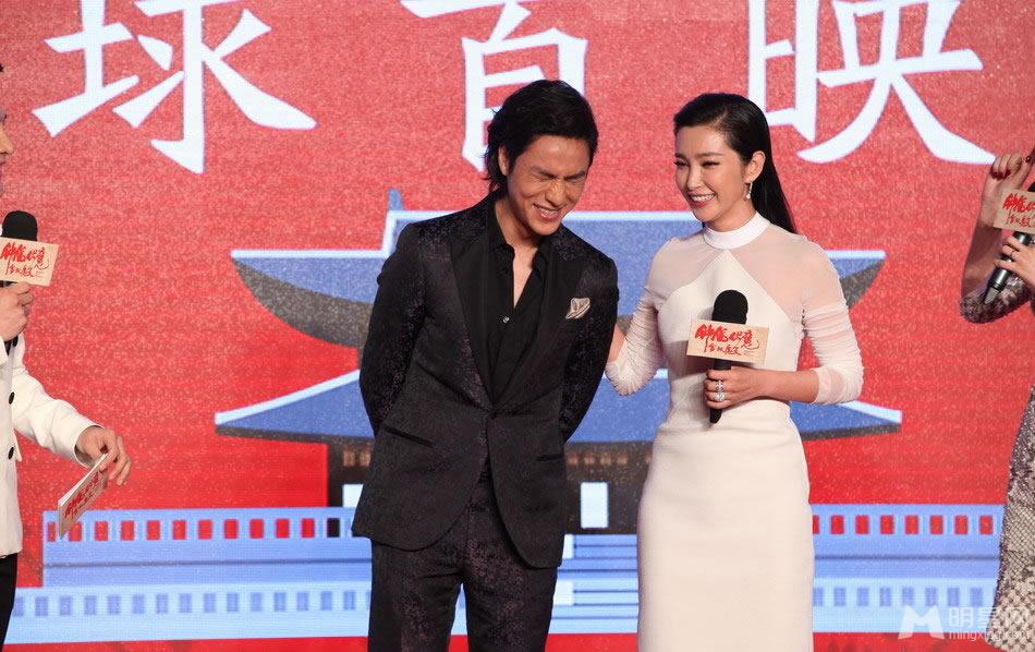 钟馗伏魔首映礼李冰冰强吻陈坤_图-6