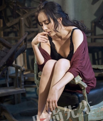 杨幂最新时尚先生写真不一样的迷人感觉_图-6