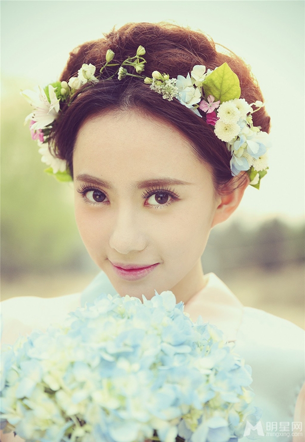 刘萌萌梦幻写真花仙子造型清新_图-9