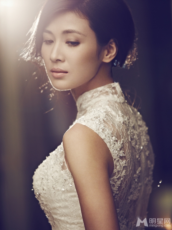 童蕾最新婚纱写真娇羞惹人爱_图-2