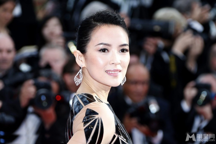 盘点本届戛纳红毯中国女星巩俐霸气亮相_图-3