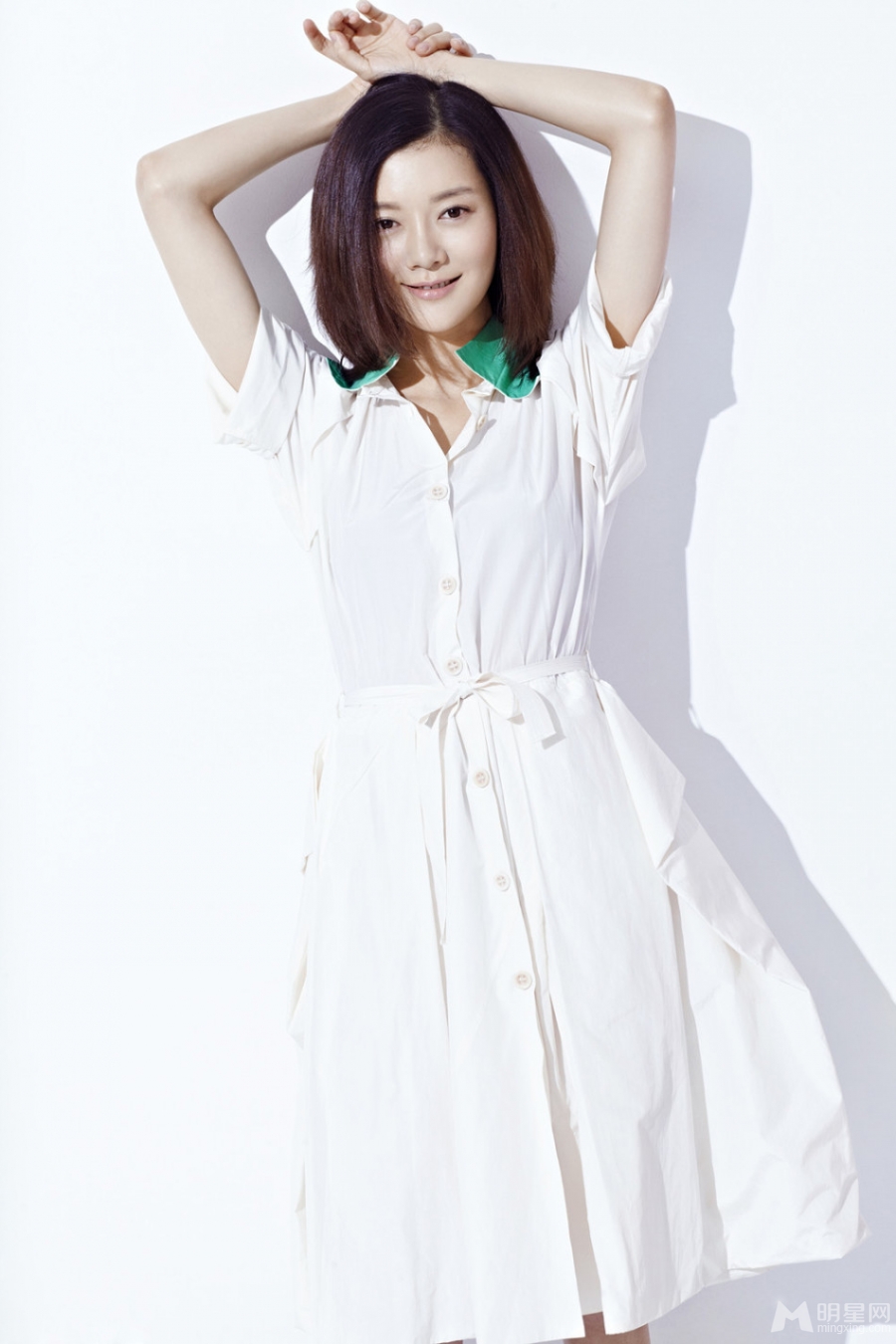 车晓夏日写真曝光清新典雅笑容甜美_图-2