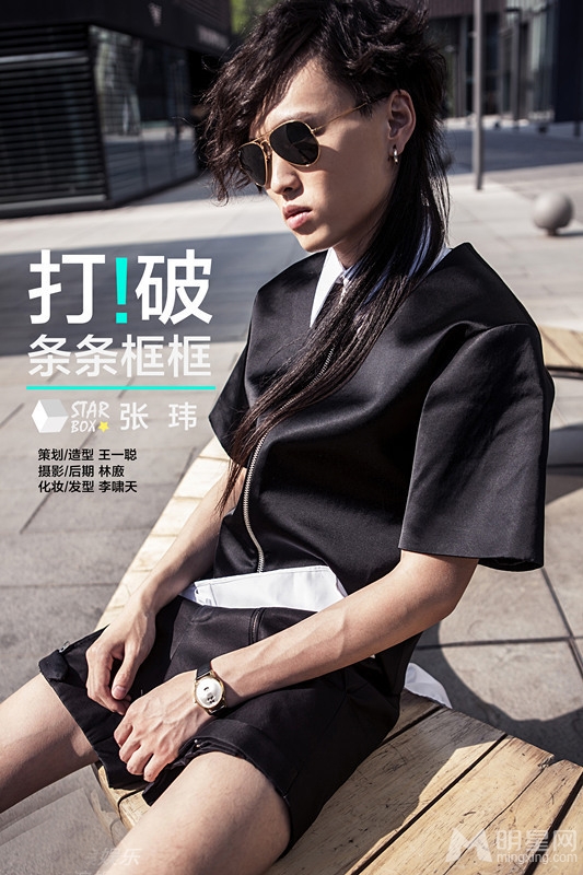 张玮拍摄时尚写真演绎双面性格潮男_图-5