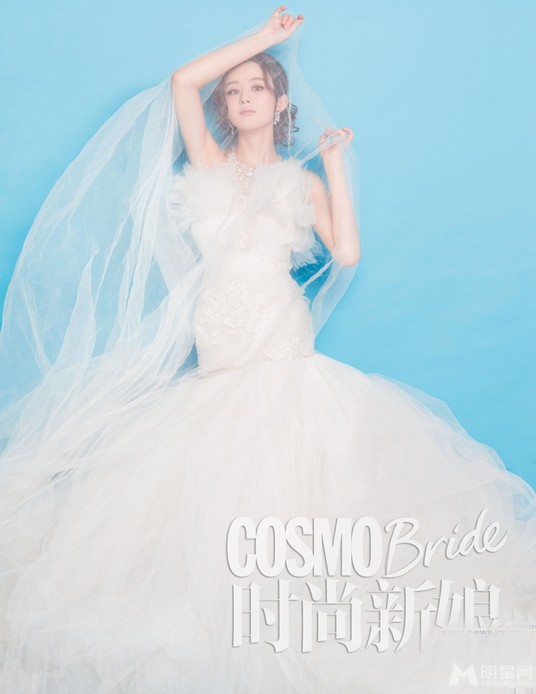 赵丽颖曝甜美婚纱写真网友惊呼最美新娘_图-10