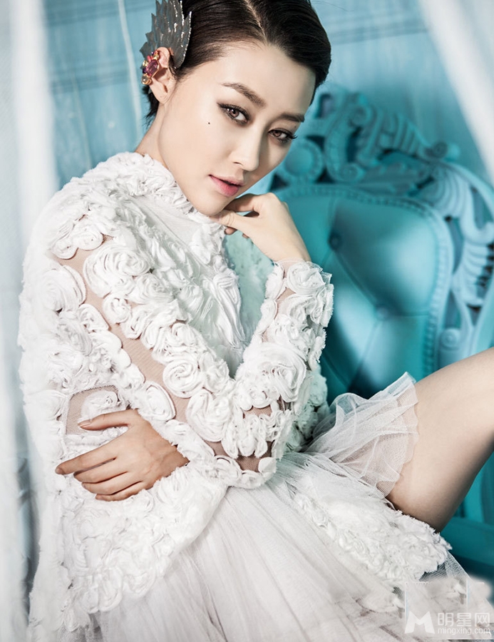马梓涵蕾丝透视写真冷艳而不失妩媚_图-7