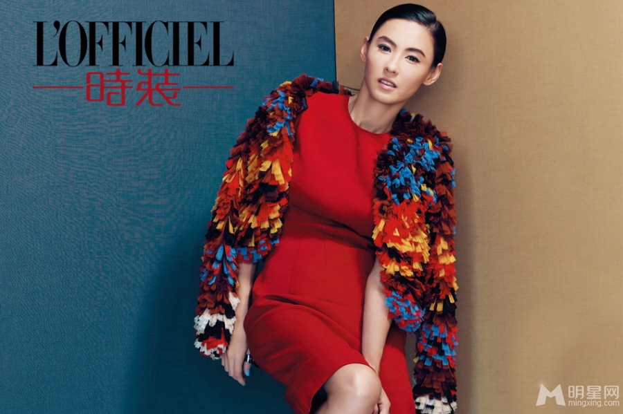 张柏芝登时装封面冷艳妆容女王范十足_图-2