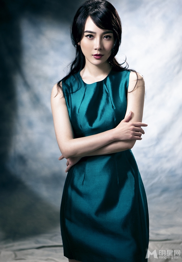 陈数优雅写真复古妆容显典雅韵味_图-2