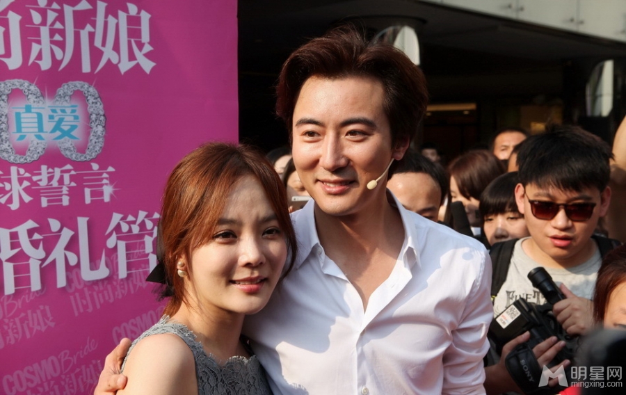 蔡琳高梓淇浪漫婚纱照跨国相恋获祝福_图-3