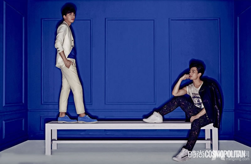 李易峰杨洋杂志大片盗墓搭档再现默契_图-1