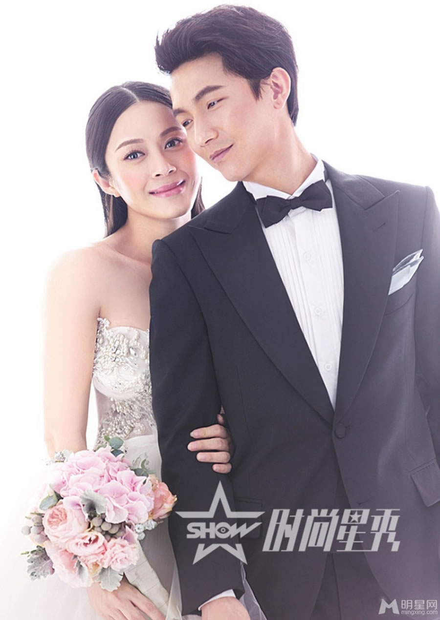 陈楚生婚纱写真曝光娇妻身怀六甲展笑颜_图-1