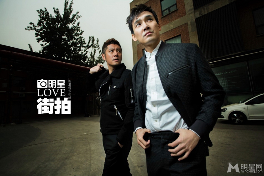 任重张铎帅气街拍展另类时尚_图-4
