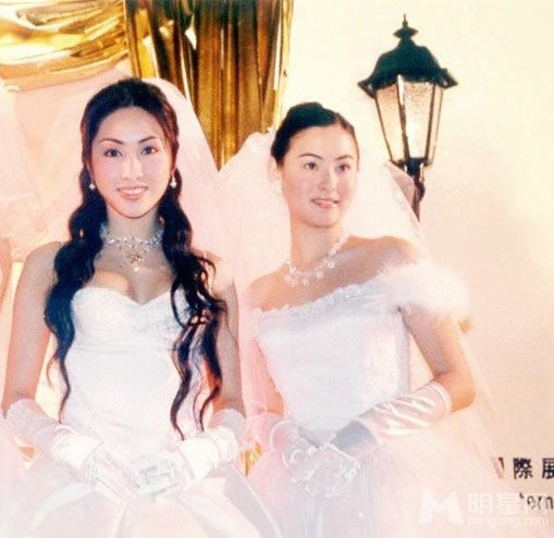 张柏芝黎姿昔日婚纱照女神美艳动人_图-9