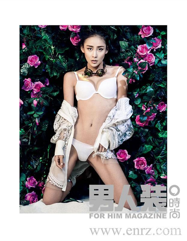 贾青拍男人装性感写真化身SM女王_图-9