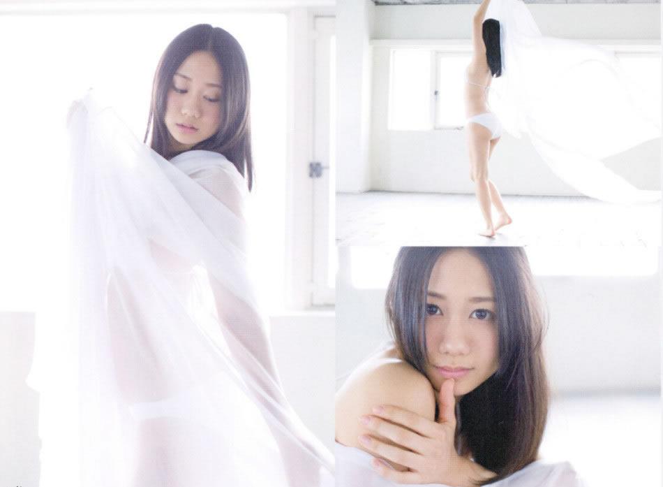 幼齿古畑奈和性感私房照白纱裹身诱惑至极_图-1