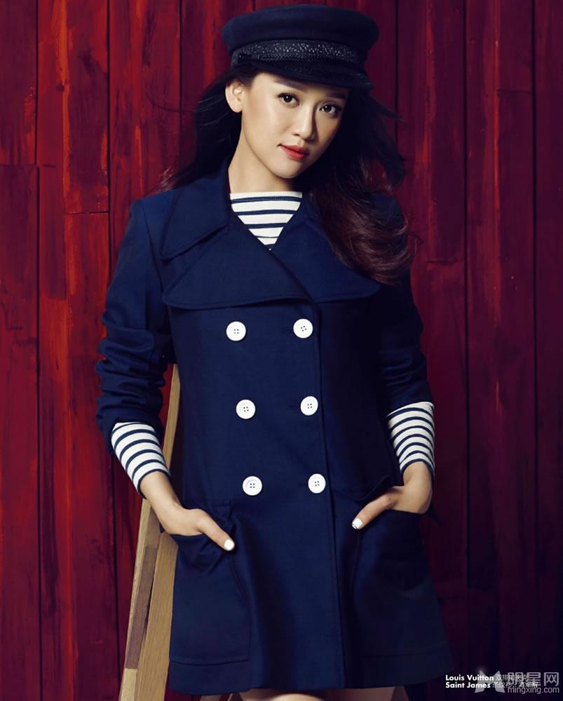 偶像剧女王陈乔恩登杂志封面展OL气质_图-2