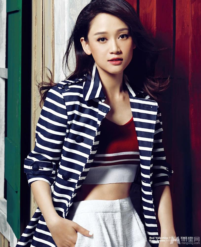偶像剧女王陈乔恩登杂志封面展OL气质_图-6