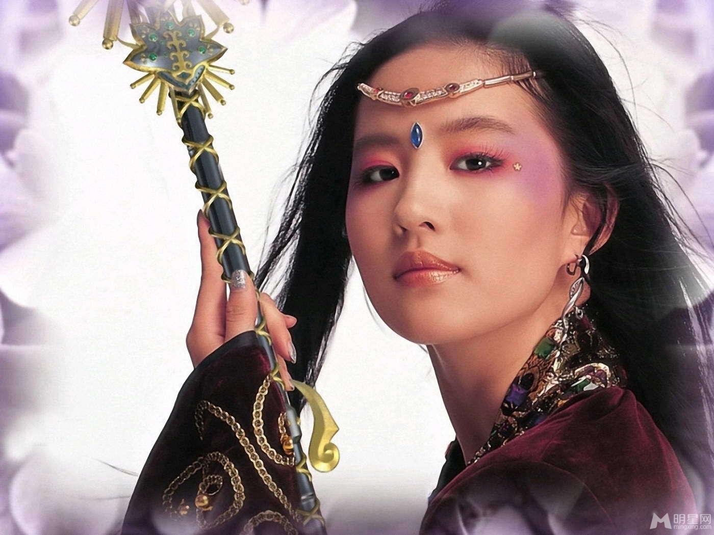 刘亦菲变身武侠少女魅力性感古装写真_图-9