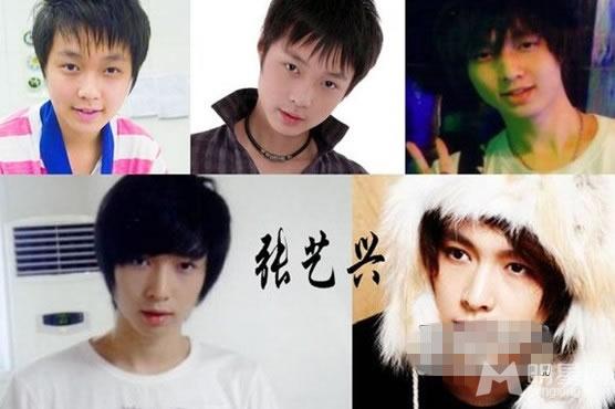 exo张艺兴整容前后照片曝光疑似削骨垫鼻_图-2