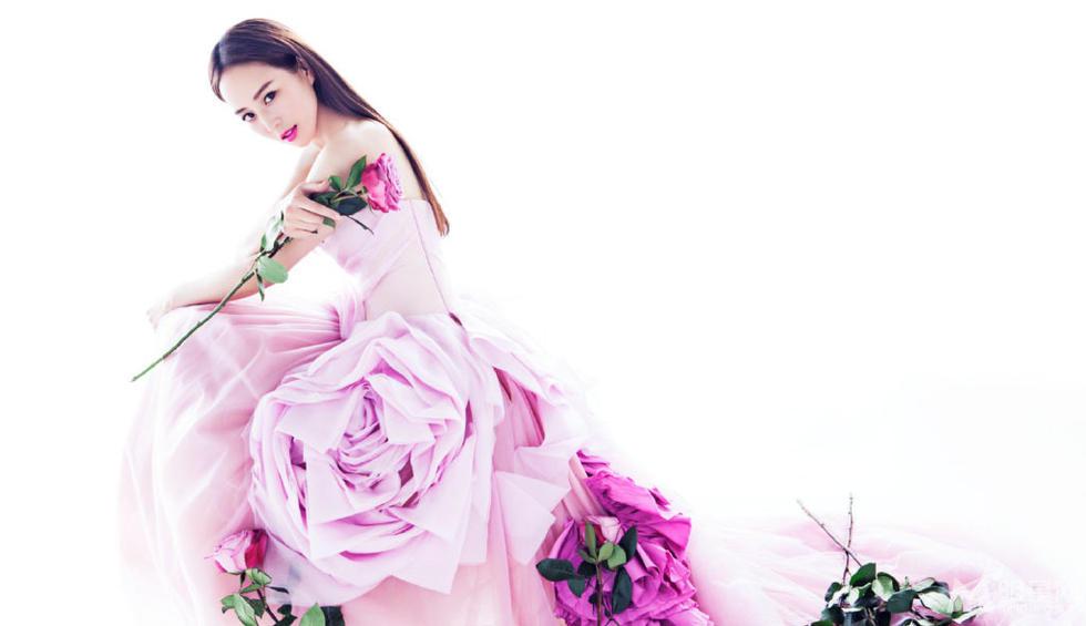 张钧甯化身花仙子精致美丽如花绽放_图-1