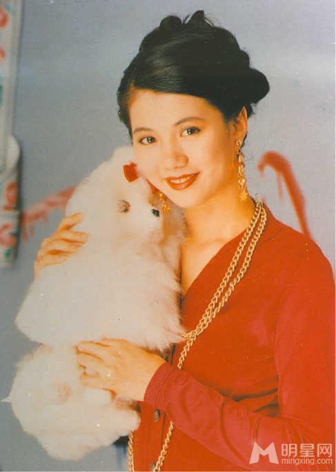 袁咏仪早期写真照演绎清纯妩媚迷人风采_图-9