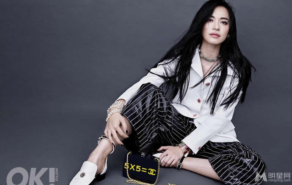 姚晨中性装扮拍写真辣妈演绎新时尚_图-2