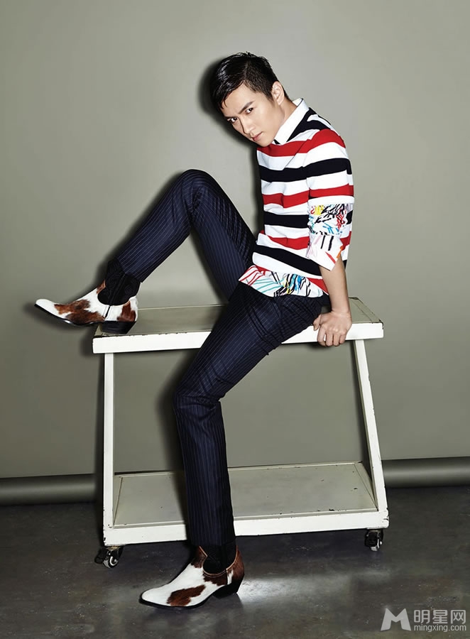 陈晓《vogue》时尚大片奶油小生转型男_图-4