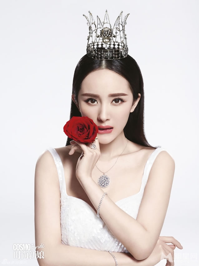 黄晓明杨幂拍摄婚纱大片俊男美女玩壁咚_图-5