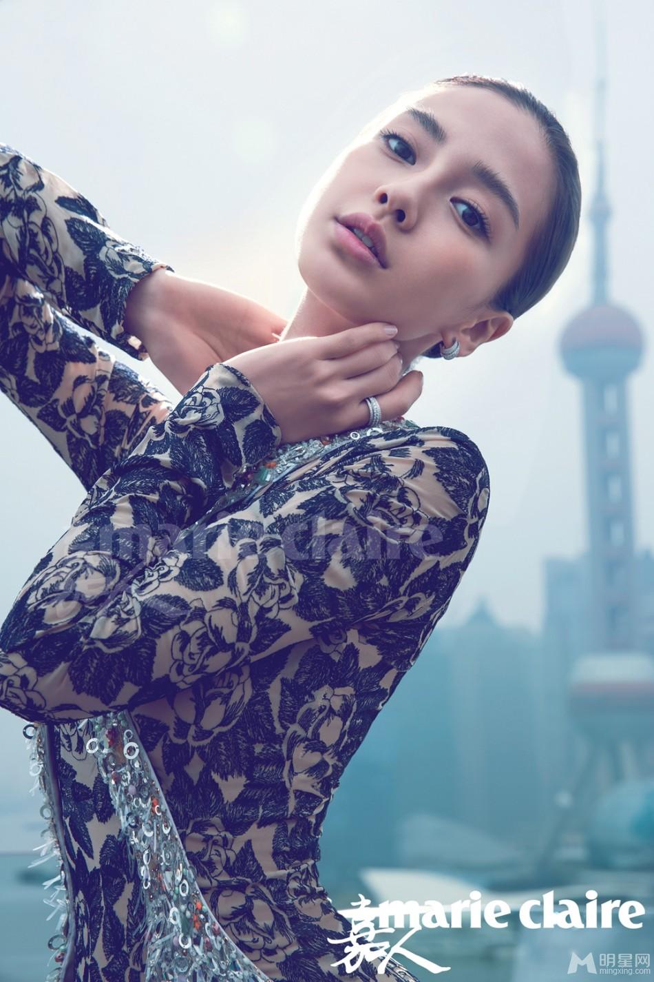 Angelababy唯美写真美丽迷人如花绽放_图-5