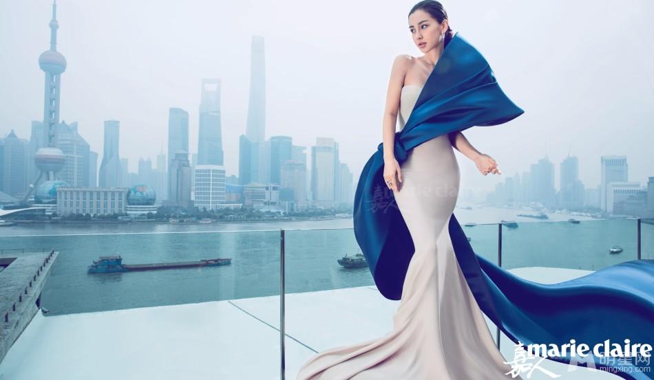 Angelababy唯美写真美丽迷人如花绽放_图-1