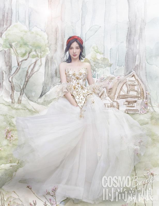 熊乃瑾变身白雪公主演绎梦幻唯美大片_图-1