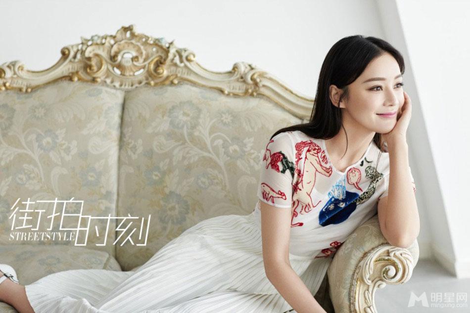 袁姗姗写真尽显知性优雅_图-1