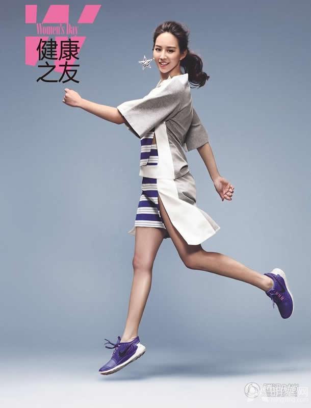 张钧甯2015年4月伊周杂志写真秀美腿活力十足_图-8