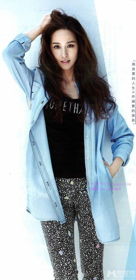 张钧甯2015年2月Milk杂志写真随性自然风_图-3
