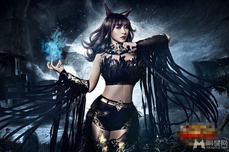 性感女神柳岩某手游性感定妆照曝光_图-7