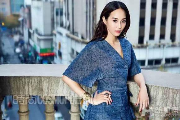 张钧甯2015年2月时尚COSMO杂志写真_图-1