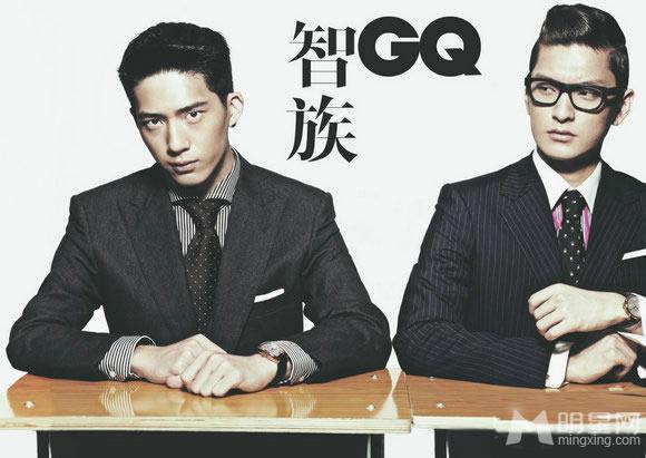 井柏然《GQ》率众超模演绎