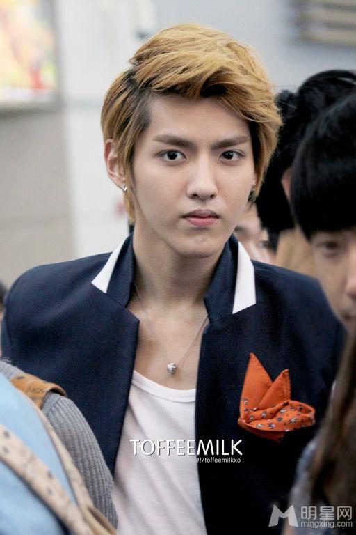 2012年EXO引领机场时尚潮流吴亦凡图片帅气阳光_图-13