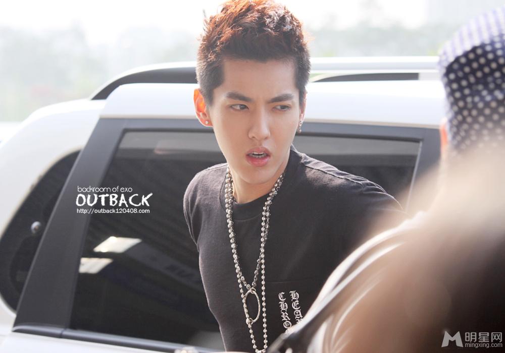 2013年6月EXO韩国金浦飞往北京机场写真吴亦凡图片_图-1