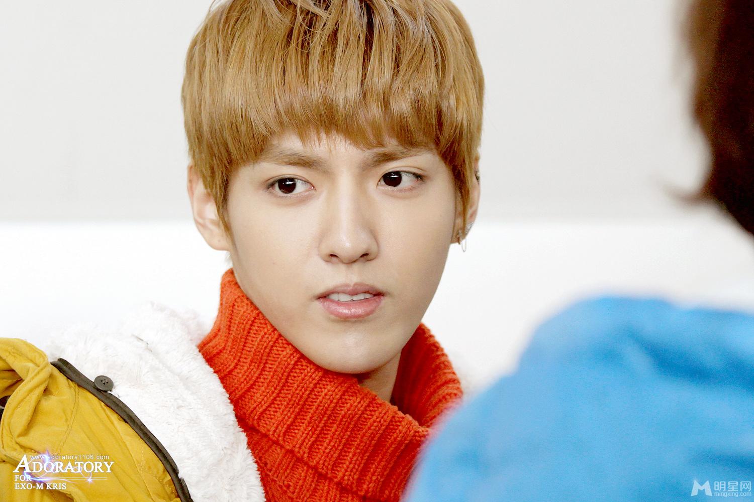 2012年12月EXO机场帅气写真吴亦凡图片颜值爆表时尚造型合集_图-16