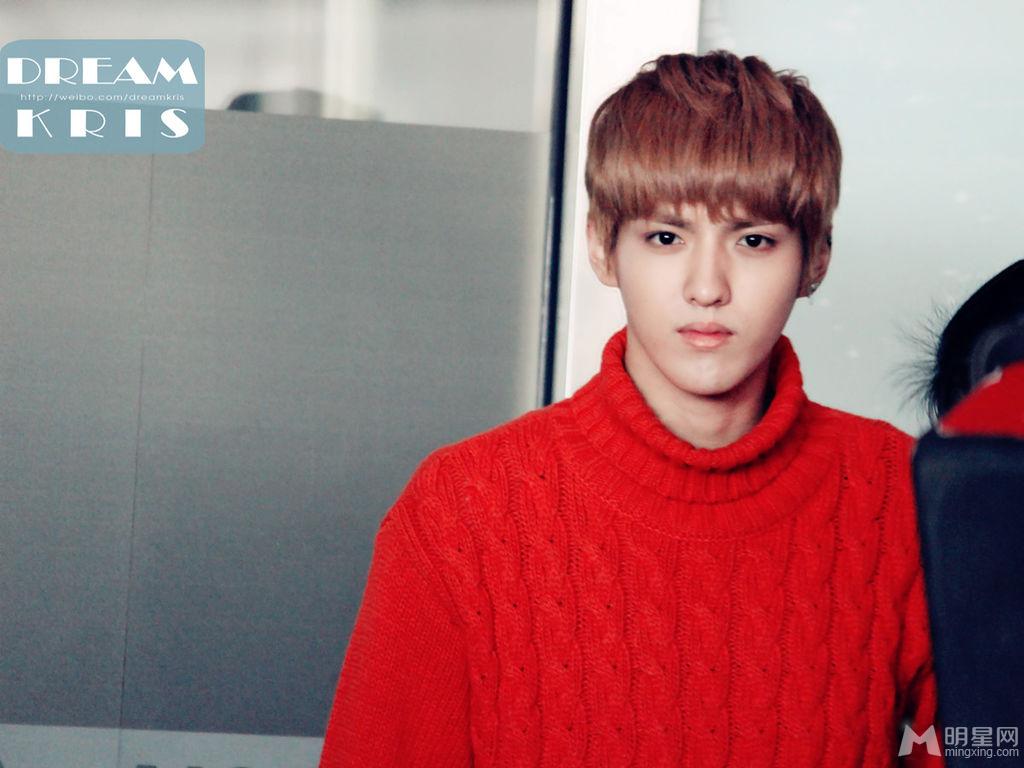 2012年12月EXO机场帅气写真吴亦凡图片颜值爆表时尚造型合集_图-20
