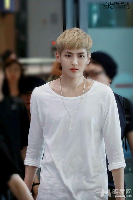 2013年7月EXO现身机场帅气机场写真吴亦凡图片俄罗斯飞回仁川_图-3