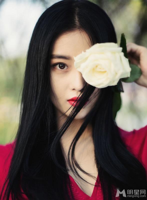 张馨予清纯淡雅写真优雅淑女范十足_图-5