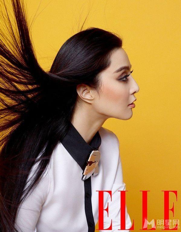 范冰冰《ELLE》高清写真冷艳妆容魅惑人心_图-5