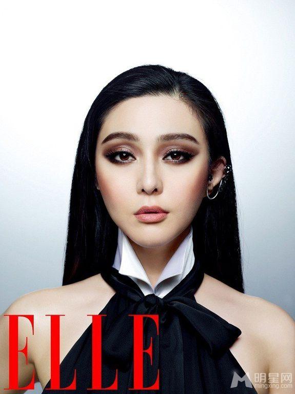 范冰冰《ELLE》高清写真冷艳妆容魅惑人心_图-3