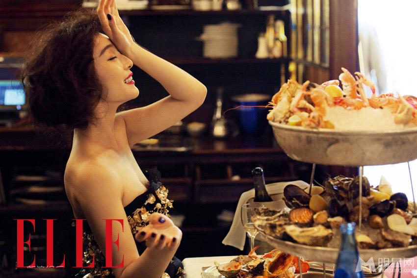 范冰冰《ELLE》封面大片性感华贵霸气风范_图-3